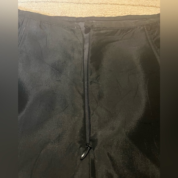 Vtg 90s y2k Cache Satin Formal A-line Cocktail Maxi Skirt Lined Silk Slip Goth - Picture 9 of 10